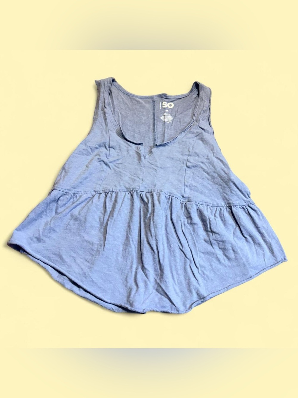 SO Light Blue/Periwinkle Sleeveless Tank Top